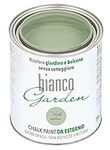 biancoGarden Verde Salvia (Sage Green) Chalk Paint for Outdoor Use (1 Litre) – Recolour Your Garden & Conservatory without Sanding or Finishing