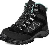 @ R CORD Hiking Boots Women Waterproof Ankle Support Womens Hiking Boots Hiking Shoes Backpacking Boots Lightweight Breathable Non-slip Durable Hiking Boot for Outdoors, Black, 6.5