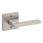 Weiser Halifax Satin Nickel Door Handle, Reversible Half Dummy Lever, Non-turning Interior Door Handles for Wardrobe, Closet Door & French Doors, Cabinet Handle/Cupboard Handles, Modern Home Décor