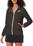 PUMA Women's Essentials Windbreaker, Puma Black-all Black, Large