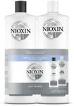 NIOXIN System 1 Duo Pack, Cleanser Shampoo + Scalp Therapy Revitalising Conditioner (1L + 1L), For Natural Hair with Light Thinning