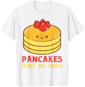 Cute Pancake Maker Breakfast Food Lover Kawaii Pancake T-Shirt