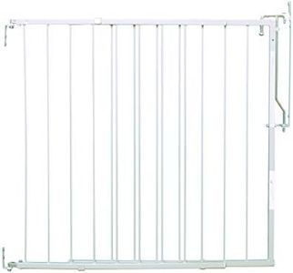 Cardinal Gates MG25 Duragate Baby Gate - Adjustable Dog Gate - Steel Safety Gate for Kids & Pets - 26.5 to 41.5 Inches Wide - White