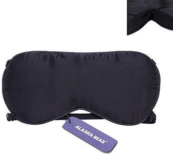 ALASKA BEAR Natural silk sleep mask & blindfold, super-smooth eye mask (2 Straps(w/Nose Baffle)) - The Authentic Are ONLY"Sold by ALASKA BEAR - AU."