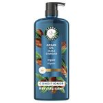 Herbal Essences Pure Plants Argan Oil Paraben Free Conditioner, Hair Repair with Certified Camellia Oil and Aloe Vera, For All Hair Types, Especially Damaged Hair, 600 mL