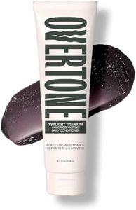 Overtone Daily Color Depositing Conditioner: 4.5oz Temporary Coloring Conditioner w/Shea Butter & Coconut Oil, Refresh Color & Prevent Fading, Vegan & Cruelty-Free, Extreme Silver is Twilight Titanium