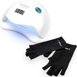 SUNUV SUN5 Plus LED UV Nail Lamp,UV Light Gloves for Gel UV LED Nail Lamp for Gel Polish