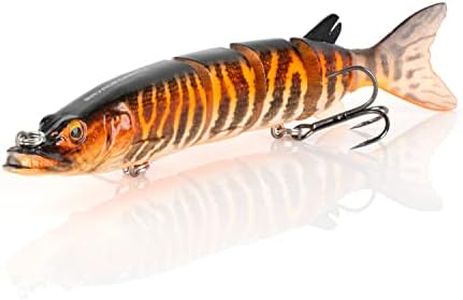 Hard Bait 3D Hard Pike 3'-6' 2 oz - Black/Orange