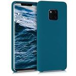 kwmobile Case Compatible with Huawei Mate 20 Pro Case - TPU Silicone Phone Cover with Soft Finish - Teal Matte