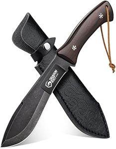 DRAGON RIOT Couteau de Survie Lame Fixe avec étui, Couteau de Chasse M390, Couteau Bushcraft Full Tang, Couteau de Camping Cool, Cadeaux pour Hommes, Couteau Collection