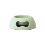 United Pets Pappy Large Dog Bowl, EcoFriendly, Italian Design, Made in Italy, Green, Dog Bowl for Large Dogs, Capacity 2200ml (77 oz)