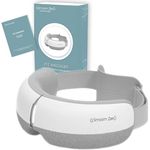 Heated Eye Massager with Vibration & Air – 5 Relaxing Modes – Reduces Eye Fatigue, Dark Circles & Puffiness – Improves Sleep – Climsom Zen Eye Massager
