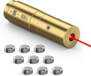 Feyachi 9mm Red Bore Sight Laser Zeroing Boresighter with 3 Sets of Batteries