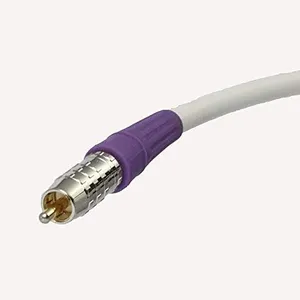 Blue Jeans Cable LC-1 Double-Shielded Low Capacitance Subwoofer Cable, 10 Foot, White