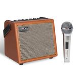 Coolmusic BP Sing Karaoke Machine with 1 Microphone, Portable Bluetooth Speaker with OTG Supports USB, AUX, REC, TWS, Karaoke System for Karaoke, Party, PA System for Adults/Children