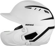 Marucci DuraVent Two-Tone Batting Helmet, NOCSAE Certified, White, Senior