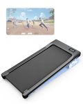 Lacuffy Walking Pad with 6% Incline, Under Desk Treadmill Max 136kg, Walking Treadmill Smart App Control 2.5HP with AI Training and Multi-Runner Races