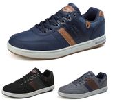 ARRIGO BELLO Casual Shoes Mens Trainers Walking Shoe Skate Athletic Formal Classic Sneakers Men Size 7-11UK, Navy, Size 9