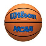 WILSON NCAA Evo NXT Official Indoor Game Basketball - Royal/Orange, Size 7-29.5"