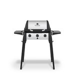 Broil King 952654 Porta-Chef 320 Portable Propane Gas Grill, 3-Burner, Stainless Steel & Black
