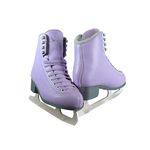 Jackson Classic Lilac SoftSkate 380 Womens/Girls Ice Figure Skates - Womens Size 8.0