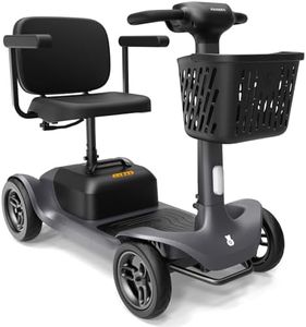 Paiseec Mobility Scooter for Adults, Seniors - 25Miles/40Miles Range, 6 mph, Large Wheels for Outdoor, Smart Safety Features, Headlight, Basket