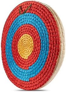 KAINOKAI Traditional Hand-Made Straw Archery Target,Arrow Target for Recurve Bow Longbow or Compound Bow(20in / 3 Layers)