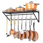 OROPY 31 Inch Wall Mounted Pot Rack