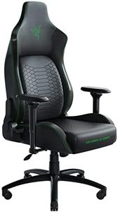 Razer Iskur XL Gaming Chair: Ergonomic Lumbar Support System - Multi-Layered Synthetic Leather Foam Cushions - Engineered to Carry - Memory Foam Head Cushion - Black/Green