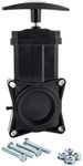 Camco RV Replacement Waste Valve with Handle - Features Durable Plastic Handle & 1.5-Inch Diameter Valve Opening (39503)
