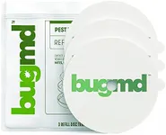 BugMD Flea Trap Refill Disc - Pest Trapper, Traps Pest Control Sticky Pad for Bugs Fleas Mosquitoes, No Harsh Chemicals, Family Pet and Friendly