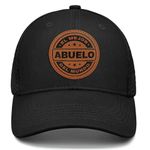 Dad Hat Father's Day Christmas Birthday Gifts for Dad Papa from Daughter Son 100% Cotton Hat Baseball Cap, Best Grandpa Ever-abuelo-black, One size