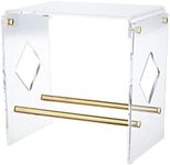 LIKENOW Acrylic End Table | Clear S