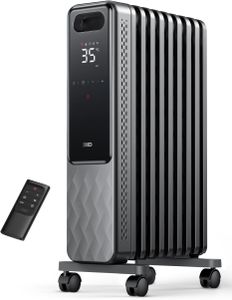 Dreo 9-Fin Oil Radiator Heater – Portable Electric Room Heater