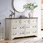 T4TREAM Farmhouse 7 Drawers Dresser