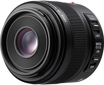 PANASONIC LUMIX G LEICA DG MACRO-ELMAR LENS, 45MM, F2.8 ASPH., PROFESSIONAL MIRRORLESS MICRO FOUR THIRDS, MEGA OPTICAL I.S., H-ES045 (USA BLACK)