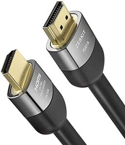 Zeskit Maya 8K 48Gbps Certified Ultra High Speed HDMI Cable 23ft CL3 In Wall Rated, 4K120 8K60 eARC HDR HDCP 2.2 2.3 Compatible with Dolby Vision Apple TV 4K Roku Sony LG Samsung Xbox Series X PS4 PS5