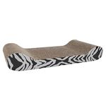 Catit Tiger Design Patterned Scratching Board with Catnip, Lounge