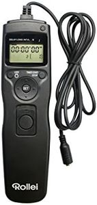 Rollei Cable de Liberación Remota Sony - LCD retroiluminado de fácil lectura y fácil de usar - Negro