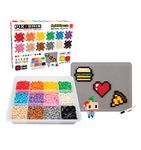 Pix Brix Pixel Art Puzzle Bricks – 6,000 Piece Pixel Art Container, 12 Color Medium Palette – Interlocking Building Bricks PBM6000C