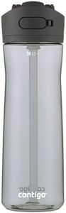 Contigo Ashland 2.0 Leak-Proof Water Bottle with Straw and Carry Handle, BPA-Free Plastic, Dishwasher Safe, Sake, 24 oz (709 mL)