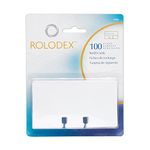 Rolodex Rotary File Card Refills, Unruled, 2-1/4 Inches Inchesx 4 Inches, 100 Cards, White (67558)- 3 Pack