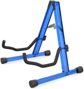 MUSO Guitar Stand,Acoustic Guitar Stand,Acrylic Classical Electric Guitar Stand,Foldable Bass Guitar Stand,Guitar Accessories (Blue)