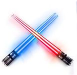 Lightsaber Chopsticks Light Up, Star Wars Chopsticks Light Up, Mini Light Saber Chopsticks for Adults, Cool Chopsticks, Light Saber Chopsticks, Led Chopsticks, 2 Pair Jedi Chopsticks