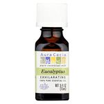 Pack of 8 x Aura Cacia Pure Essential Oil Eucalyptus - 0.5 fl oz