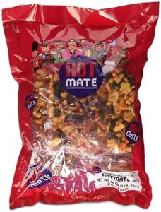 Shirakiku Hot Mate Japanese Rice Cracker | Oriental Asian Arare Rice Crackers with Glutinous Rice, Wasabi Green Peas, and Soy Sauce | Mixed Flavor, 16 oz. (Pack of 1)
