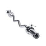 Cap Barbell Solid Curl Bar with Collars