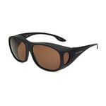 Solar Shield Fits Over Sunglasses Classic Elm Square (L) Blk/Drv