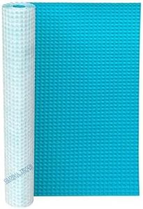 Bardalas Uncoupling Waterproofing Membrane Roll, 54 Sq Ft (3.3 Ft x 16.4 Ft), 1/8'' Anti-Fracture Mat, Crack Isolation Flooring Underlayment for Bathroom Floor Tile, Subfloor