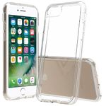 LAYJOY Case Compatible with iPhone SE 2022 5G/SE 2020, iPhone 8/7/SE3/SE2, Slim Silicone Soft TPU Bumper and Transparent Hard PC Coque Case [Anti-Scratch] [Anti-Shock] Lightweight Cover -Clear